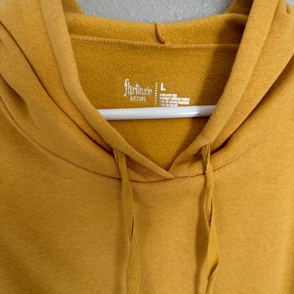 Flirtitude women’s hoodie, size L, color yellow - Picture 4 of 4